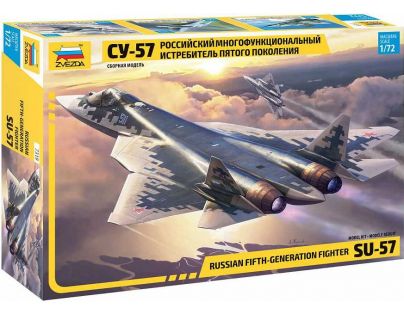 Zvezda Model Kit lietadlo Sukhoi SU-57 1:72
