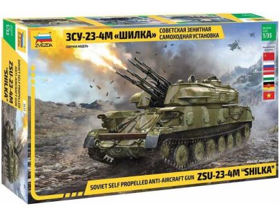 Zvezda Model Kit military 3635 ZSU-23-4 Shilka 1:35