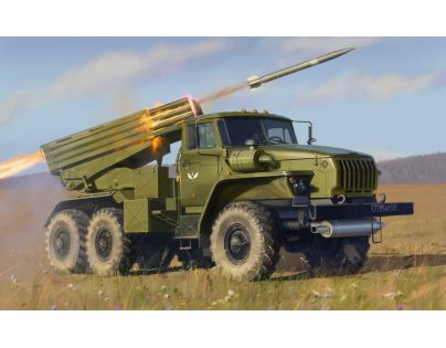 Zvezda Model Kit military BM-21 Grad Rocket Launcher 1:35