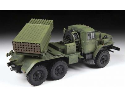 Zvezda Model Kit military BM-21 Grad Rocket Launcher 1:35