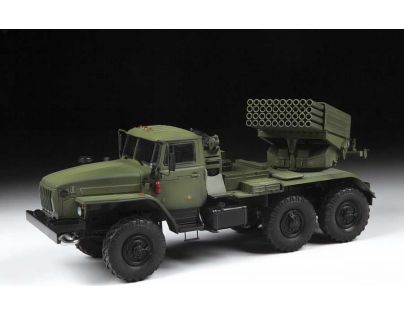 Zvezda Model Kit military BM-21 Grad Rocket Launcher 1:35