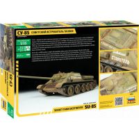 Zvezda Model Kit military SU-85 Soviet Tank Destroyer 1:35 6