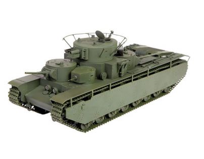 Zvezda Model Kit tank T-35 Heavy Soviet Tank 1:35