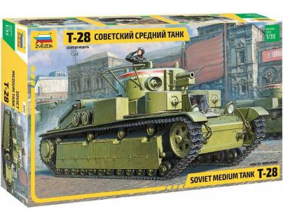 Zvezda Model Kit tank 3694 T-28 Heavy Tank 1:35